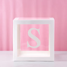 Load image into Gallery viewer, HUIRAN Girl Boy Baby Shower Decorations Transparent Box Baby 2 1st 1 One Birthday Party Decor Gift Babyshower Favors Supplies