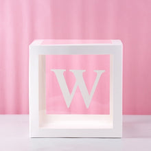 Load image into Gallery viewer, HUIRAN Girl Boy Baby Shower Decorations Transparent Box Baby 2 1st 1 One Birthday Party Decor Gift Babyshower Favors Supplies