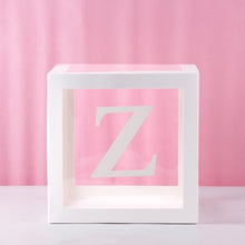 Load image into Gallery viewer, HUIRAN Girl Boy Baby Shower Decorations Transparent Box Baby 2 1st 1 One Birthday Party Decor Gift Babyshower Favors Supplies