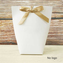 Load image into Gallery viewer, 10pcs Black White Merci Thank You Gift Packaging Candy Kraft Paper Bag Cookie Gift Bags Wedding Dragee Gift Box Wrapping Supplie