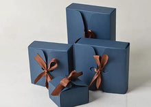 Load image into Gallery viewer, 30 pcs paper box gift Kraft boxes with ribbon,wedding favor boxes baby shower favor boxes party gift boxes