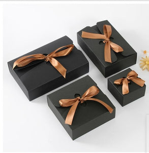 30 pcs paper box gift Kraft boxes with ribbon,wedding favor boxes baby shower favor boxes party gift boxes