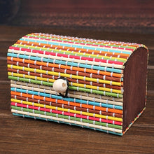 Load image into Gallery viewer, Fashion Ring Necklace Earrings Bamboo Wooden Jewelry Storage Boxes  Cosmetic Hot Selling Storage Container