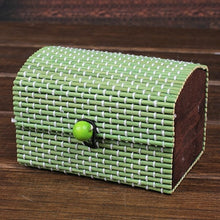 Load image into Gallery viewer, Fashion Ring Necklace Earrings Bamboo Wooden Jewelry Storage Boxes  Cosmetic Hot Selling Storage Container