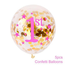 Load image into Gallery viewer, QIFU My First Birthday Party Decoration Baby Shower Boy Girl 1st Birthday Party Decorations Kids Party Decor 1 Year 1 Birthday