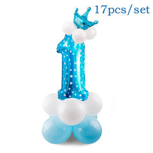 Load image into Gallery viewer, QIFU My First Birthday Party Decoration Baby Shower Boy Girl 1st Birthday Party Decorations Kids Party Decor 1 Year 1 Birthday
