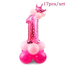Load image into Gallery viewer, QIFU My First Birthday Party Decoration Baby Shower Boy Girl 1st Birthday Party Decorations Kids Party Decor 1 Year 1 Birthday