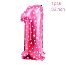 Load image into Gallery viewer, QIFU My First Birthday Party Decoration Baby Shower Boy Girl 1st Birthday Party Decorations Kids Party Decor 1 Year 1 Birthday