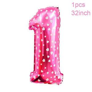 QIFU My First Birthday Party Decoration Baby Shower Boy Girl 1st Birthday Party Decorations Kids Party Decor 1 Year 1 Birthday