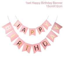 Load image into Gallery viewer, QIFU My First Birthday Party Decoration Baby Shower Boy Girl 1st Birthday Party Decorations Kids Party Decor 1 Year 1 Birthday