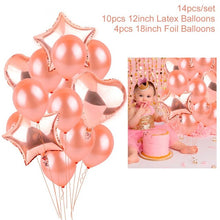 Load image into Gallery viewer, QIFU My First Birthday Party Decoration Baby Shower Boy Girl 1st Birthday Party Decorations Kids Party Decor 1 Year 1 Birthday