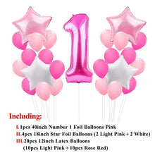 Load image into Gallery viewer, QIFU My First Birthday Party Decoration Baby Shower Boy Girl 1st Birthday Party Decorations Kids Party Decor 1 Year 1 Birthday