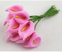 Load image into Gallery viewer, HOT NEW 1/5/10PCS Mini PE Calla Lily Artificial Flowers Plants Bouquet ScrapbookingWedding Box Decoration Home Decor@2