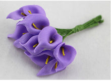 Load image into Gallery viewer, HOT NEW 1/5/10PCS Mini PE Calla Lily Artificial Flowers Plants Bouquet ScrapbookingWedding Box Decoration Home Decor@2