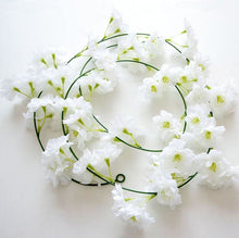 Load image into Gallery viewer, 2.2 m cherry blossom branch rattan simulation flower wedding cherry blossom decoration home party plastic artificial fake flower