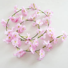 Load image into Gallery viewer, 2.2 m cherry blossom branch rattan simulation flower wedding cherry blossom decoration home party plastic artificial fake flower