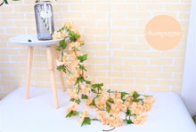 Load image into Gallery viewer, 2.2 m cherry blossom branch rattan simulation flower wedding cherry blossom decoration home party plastic artificial fake flower