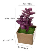 Load image into Gallery viewer, Artificial Flowers Succulents Ornaments With Plastic Flower Pot Mini Bonsai for Living Room Garden Decororation Succulents Plant