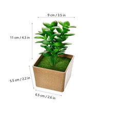 Load image into Gallery viewer, Artificial Flowers Succulents Ornaments With Plastic Flower Pot Mini Bonsai for Living Room Garden Decororation Succulents Plant