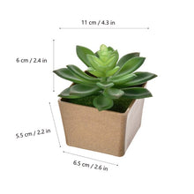 Load image into Gallery viewer, Artificial Flowers Succulents Ornaments With Plastic Flower Pot Mini Bonsai for Living Room Garden Decororation Succulents Plant
