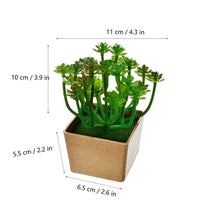Load image into Gallery viewer, Artificial Flowers Succulents Ornaments With Plastic Flower Pot Mini Bonsai for Living Room Garden Decororation Succulents Plant