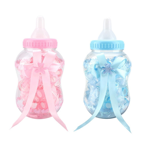 12/24/30pcs Cute Feeding Bottle Shape Candy Boxes for Event Christening Wedding Party Birthday Baby Shower Favors Gifts Decor