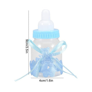 12/24/30pcs Cute Feeding Bottle Shape Candy Boxes for Event Christening Wedding Party Birthday Baby Shower Favors Gifts Decor