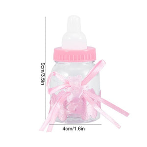 12/24/30pcs Cute Feeding Bottle Shape Candy Boxes for Event Christening Wedding Party Birthday Baby Shower Favors Gifts Decor