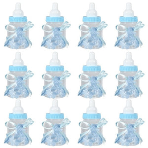 12/24/30pcs Cute Feeding Bottle Shape Candy Boxes for Event Christening Wedding Party Birthday Baby Shower Favors Gifts Decor