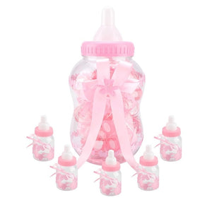 12/24/30pcs Cute Feeding Bottle Shape Candy Boxes for Event Christening Wedding Party Birthday Baby Shower Favors Gifts Decor