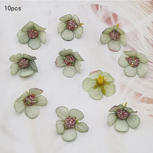 Load image into Gallery viewer, High Quality Silk Artificial Small Flower Heads 10pcs/lot