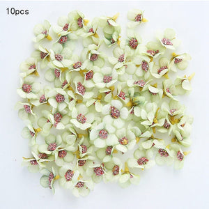High Quality Silk Artificial Small Flower Heads 10pcs/lot
