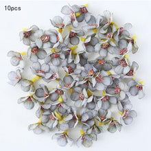 Load image into Gallery viewer, High Quality Silk Artificial Small Flower Heads 10pcs/lot