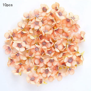 High Quality Silk Artificial Small Flower Heads 10pcs/lot