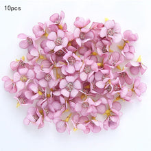 Load image into Gallery viewer, High Quality Silk Artificial Small Flower Heads 10pcs/lot