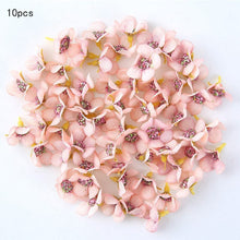 Load image into Gallery viewer, High Quality Silk Artificial Small Flower Heads 10pcs/lot