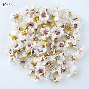 High Quality Silk Artificial Small Flower Heads 10pcs/lot