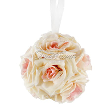 Load image into Gallery viewer, 5Pcs/lot  Artificial Silk Flower Rose Balls Wedding Centerpiece Pomander Bouquet for Wedding Party Decoration Decorative Flowers