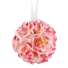 Load image into Gallery viewer, 5Pcs/lot  Artificial Silk Flower Rose Balls Wedding Centerpiece Pomander Bouquet for Wedding Party Decoration Decorative Flowers