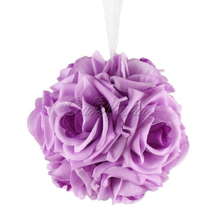 5Pcs/lot  Artificial Silk Flower Rose Balls Wedding Centerpiece Pomander Bouquet for Wedding Party Decoration Decorative Flowers