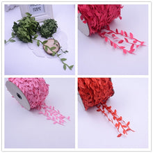 Load image into Gallery viewer, 5 Meter Silk Nature Green Gold Artificial Leaf Leaves Vine For Wedding Box Decoration Foliage Handmade Scrapbooking Craft Wreath