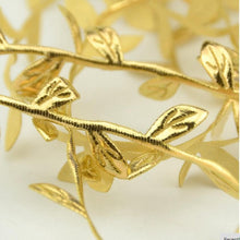 Load image into Gallery viewer, 5 Meter Silk Nature Green Gold Artificial Leaf Leaves Vine For Wedding Box Decoration Foliage Handmade Scrapbooking Craft Wreath