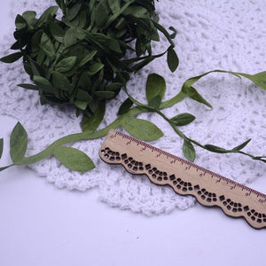 5 Meter Silk Nature Green Gold Artificial Leaf Leaves Vine For Wedding Box Decoration Foliage Handmade Scrapbooking Craft Wreath