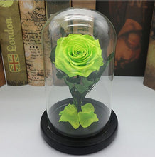 Load image into Gallery viewer, Black Forever Rose Flower Preserved Immortal Fresh Rose In Glass Vase Cloche Wedding Decorations Unique Gifts