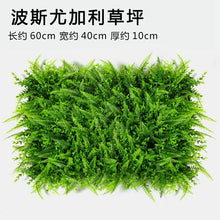 Load image into Gallery viewer, Luyue Plant Wall Artificial Lawn Boxwood Hedge Garden Backyard Home Decor Simulation Grass Turf Rug Lawn Outdoor Flower wall