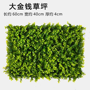 Luyue Plant Wall Artificial Lawn Boxwood Hedge Garden Backyard Home Decor Simulation Grass Turf Rug Lawn Outdoor Flower wall