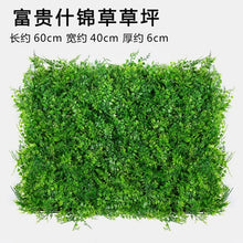 Load image into Gallery viewer, Luyue Plant Wall Artificial Lawn Boxwood Hedge Garden Backyard Home Decor Simulation Grass Turf Rug Lawn Outdoor Flower wall