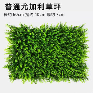 Luyue Plant Wall Artificial Lawn Boxwood Hedge Garden Backyard Home Decor Simulation Grass Turf Rug Lawn Outdoor Flower wall