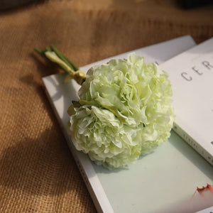 Artificial Flowers Peony Bouquet for Wedding Decoration 5 Heads Peonies Fake Flowers Home Decor Silk Hydrangeas Cheap Flower