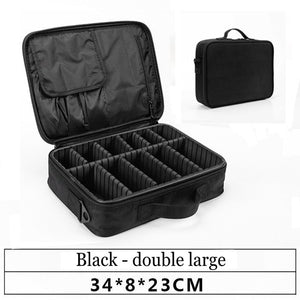 YFGXBHMX Makeup Artist Travel Accessories Professional Beauty Cosmetic Case & Cosmetic Bag Semi-permanent Tattoo Nails Multi-Lay